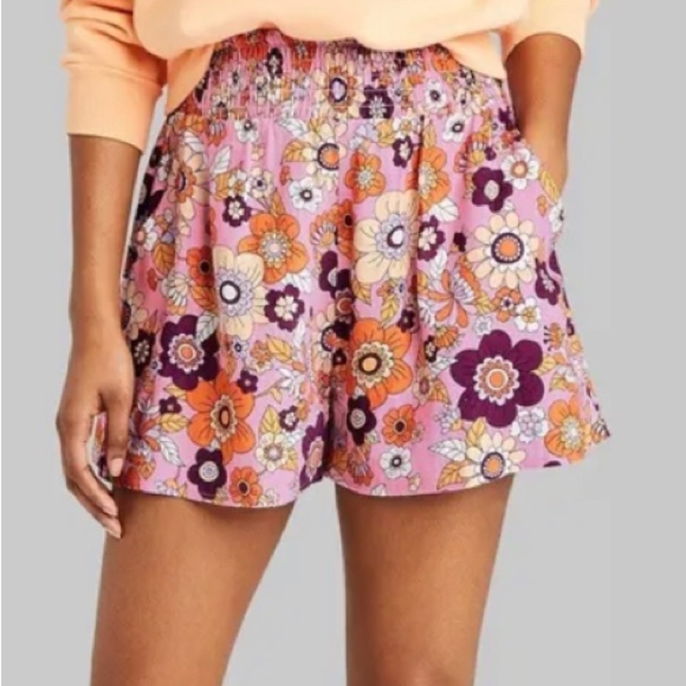 WILD FABLE HIGH RISE FLIRTY SHORTS